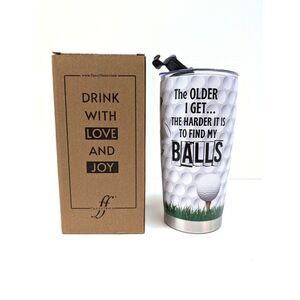 Golf Ball Humor Insulated Tumbler, 20oz.